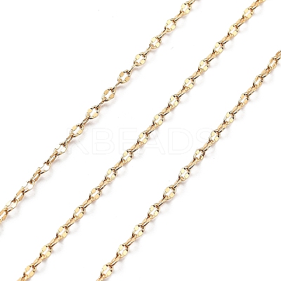 10M Brass Coffee Bean Chains CHC-L052-01A-G-1