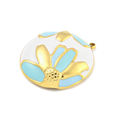 Ion Plating(IP) 304 Stainless Steel Pendants STAS-U007-04B-G-1