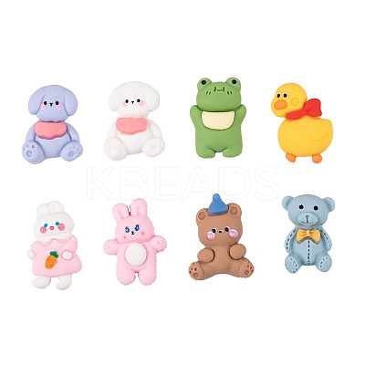 Opaque Resin Cabochons OHAR-PW0003-242-1