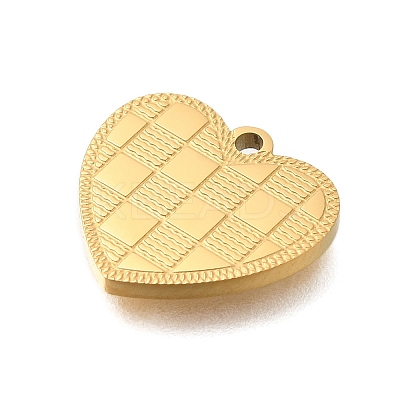 PVD Vacuum Plating 201 Stainless Steel Pendants STAS-C111-43G-1