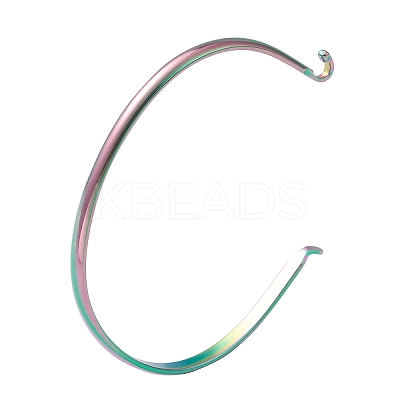 Ion Plating(IP) 304 Stainless Steel Cuff Bangle Making LS-STAS-H154-01MC-1