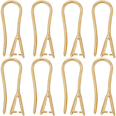 20Pcs Rack Plating Brass Earring Hooks KK-SC0004-61-RS-1