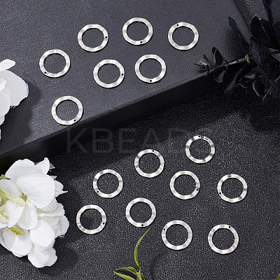 20Pcs 201 Stainless Steel Pendants STAS-UN0036-15-1