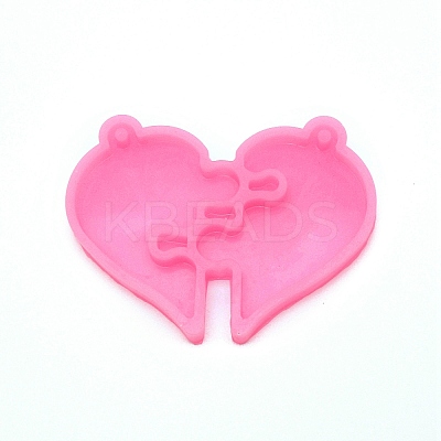Valentine's Day Theme Pendant Silicone Molds DIY-TAC0005-97-1