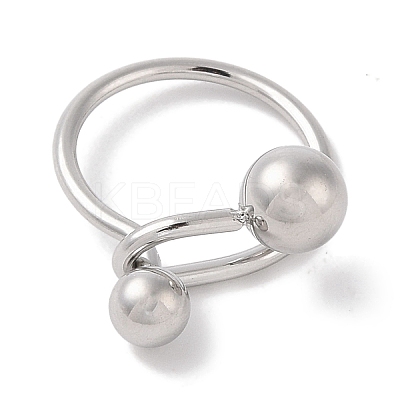 Non-Tarnish 304 Stainless Steel Finger Rings for Women RJEW-G315-06P-1