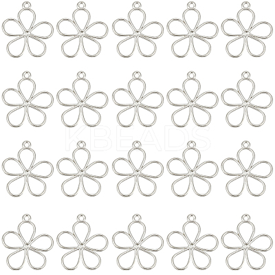 100Pcs Tibetan Style Alloy Pendants FIND-SC0009-48S-1