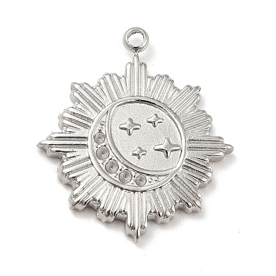 Non-Tarnish 304 Stainless Steel Pendants STAS-A066-21P-1