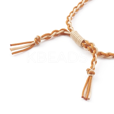 Adjustable Nylon Thread Braided Bead Bracelets BJEW-JB06058-1