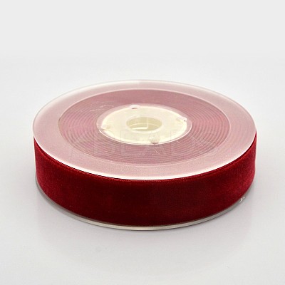 Polyester Velvet Ribbon for Gift Packing and Festival Decoration SRIB-M001-23mm-260-1