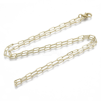 Brass Paperclip Chains MAK-S072-10A-MG-1