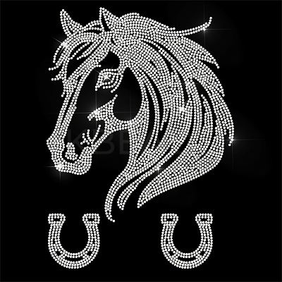 Glass Hotfix Rhinestone DIY-WH0303-801-1