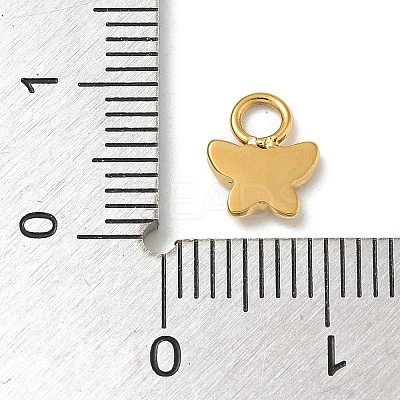 Ion Plating(IP) 304 Stainless Steel Enamel Charms STAS-G351-01G-02-1