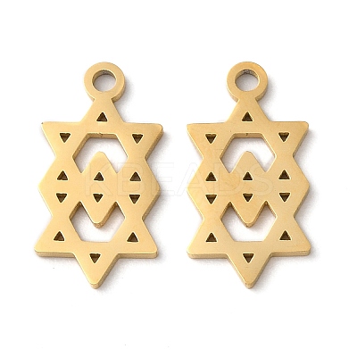 Ion Plating(IP) 304 Stainless Steel Pendants STAS-Q303-18G-1