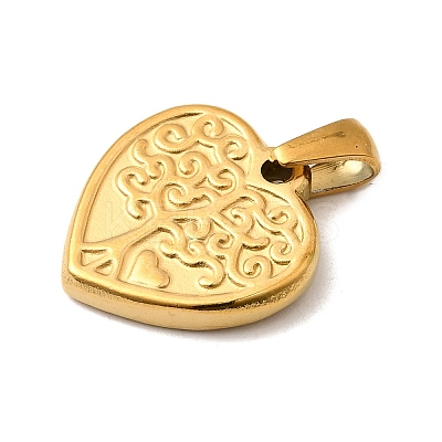 304 Stainless Steel Pendants STAS-B094-28G-1