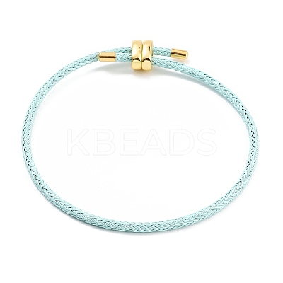 Braided Steel Wire Bracelets Making BJEW-H610-02G-09-1