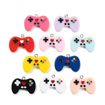 Opaque Resin Pendants RESI-G101-05-1