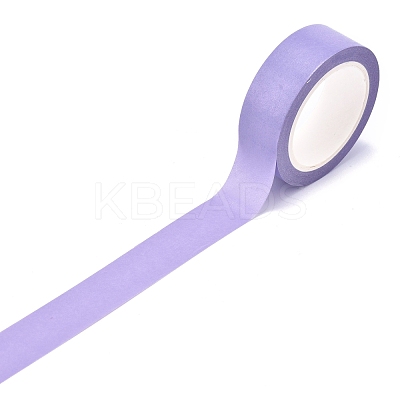 DIY Solid Color Scrapbook Decorative Paper Tapes DIY-M008-A02-1