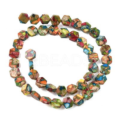 Natural Imperial Jasper Beads Strands GG-CBA6BAC-C04-1