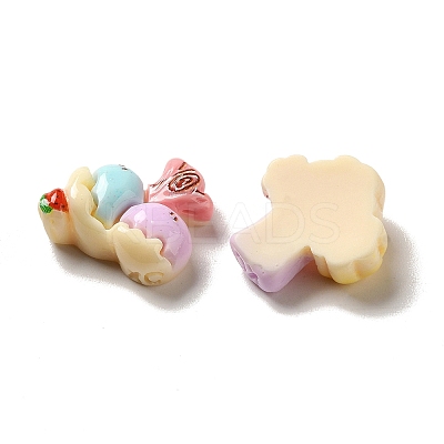 Forest Theme Opaque Resin Decoden Cabochons RESI-C044-01-1