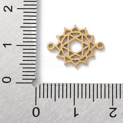 304 Stainless Steel Hollow Chakra Links STAS-S149-05E-1