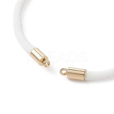 3MM Round Nylon Twisted Cord Slider Bracelet Making AJEW-JB01467-1