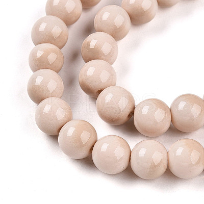 Baking Paint Glass Beads X1-DGLA-N012-8mm-07-1