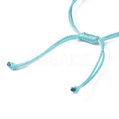 Starfish Shape Alloy Enamel Pendant Bracelets BJEW-JB09883-02-1