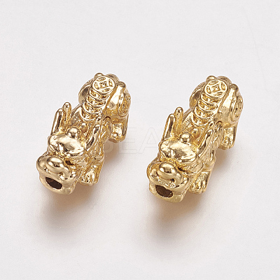 Real 24K Gold Plated Alloy Beads LS-X-PALLOY-L205-06A-1
