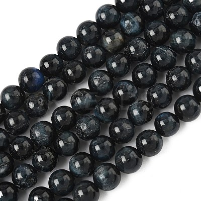 Grade B Natural Tiger Eye Beads Strands LS-G-F591-18-8mm-03-1