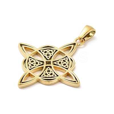 304 Stainless Steel Pendants STAS-D015-02A-G-1