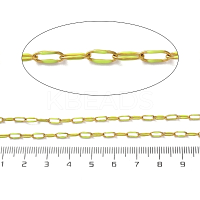 304 Stainless Steel Enamel Cable Chains CHS-R020-02G-06-1