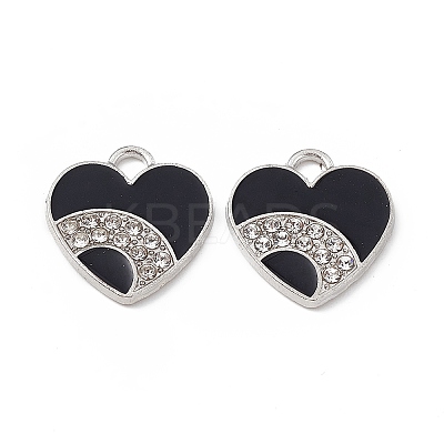 Alloy Crystal Rhinestone Pendants FIND-C019-19P-1