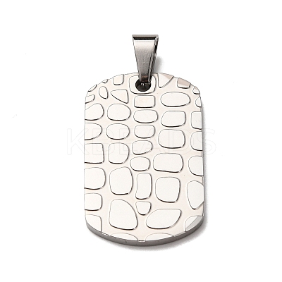 304 Stainless Steel Pendants STAS-F323-04P-1