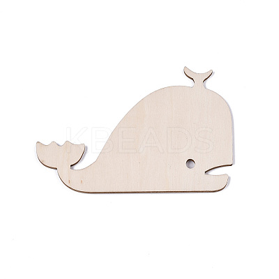 Whale Shape Unfinished Wood Cutouts LS-DIY-ZX040-03-01-1