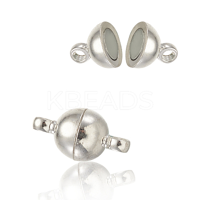 Brass Magnetic Clasps with Loops KK-TA0007-35-NF-1