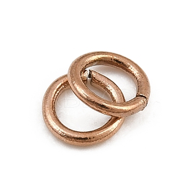 304 Stainless Steel Open Jump Rings SA-CBAF81C-01A-RG-1