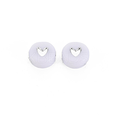 Plating Acrylic Beads X-PACR-R242-02-1
