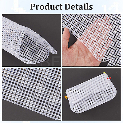 DIY Plastic Knitting Crochet Bag Making Kits DIY-CP0012-65-1
