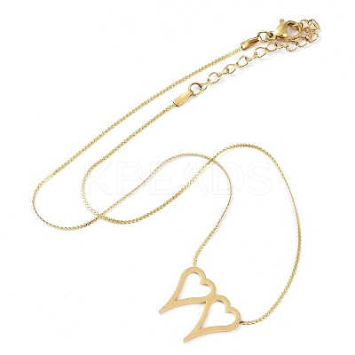 304 Stainless Steel Pendants Necklaces NJEW-K266-03A-G-1