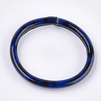 (Jewelry Parties Factory Sale)Silicone Bangles/Key Rings BJEW-T008-02A-1