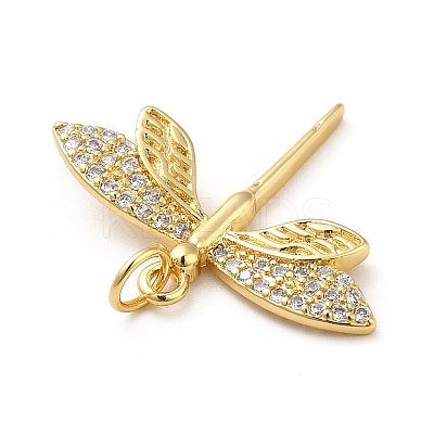 Brass Micro Pave Cubic Zirconia Pendants KK-H433-12G-1