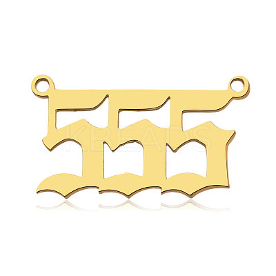 Ion Plating(IP) 201 Stainless Steel Pendants LS-STAS-N090-LA866-5LG-1