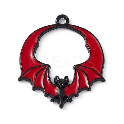 Alloy Enamel Pendants FIND-A021-07EB-A-1