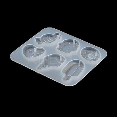 Ice Cream/Cake/Donut Pendant DIY Silicone Mold X1-DIY-K073-09C-1