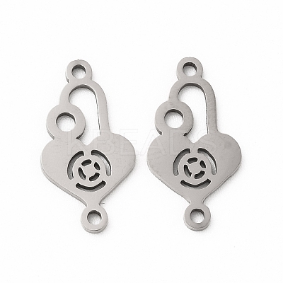 Non-Tarnish 201 Stainless Steel Connector Charms STAS-K251-088P-1