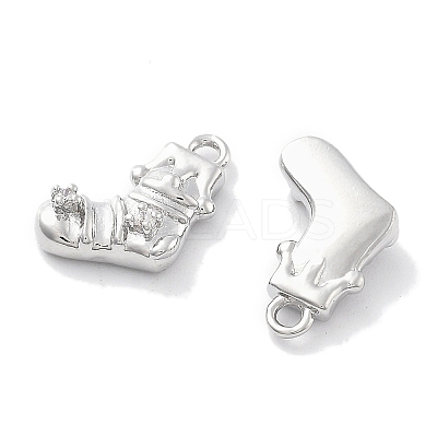 Micro Pave Clear Cubic Zirconia Pendants KK-M102-02P-1