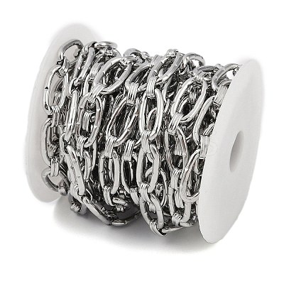 Non-Tarnish 304 Stainless Steel Link Chains CHS-A013-04P-01-1