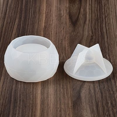 Faceted Hexagon DIY Candle Cup Silicone Molds LS-DIY-Q037-09B-1