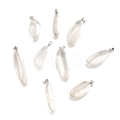 Natural Quartz Crystal Pendants G-S390-01B-P-1