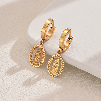 Elegant and Versatile 201 Stainless Steel Hoop Earrings LS-FA2332-1-1